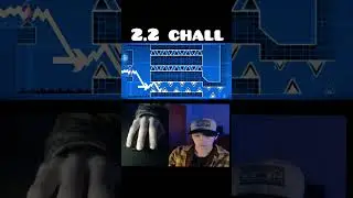 Geometry Dash 2.2 Wave Challenge Layout Experience #shorts