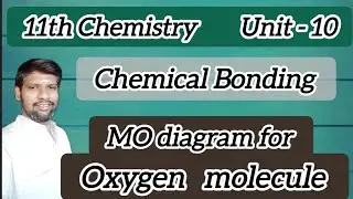 MO diagram for Oxygen molecule - 11th Chemistry - Chemical Bonding - Explanation in tamil