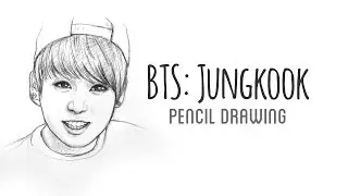 BTS: Jungkook pencil drawing