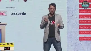 ENGLISH SPEECH || Aman Gupta Co-founder boat Lifestyle Pitch