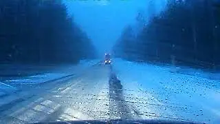 Занесло на трассе