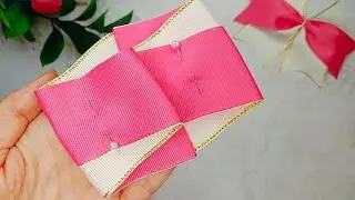Gorgeous Ribbon Bow Step by Step - How to make hair bows 🎀