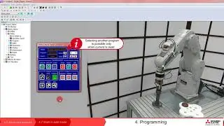 Robot Melfa programming - Lesson 16 Work in automatic mode