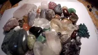 An overview of the stones in my collection
