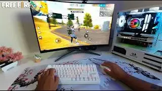 FREE FIRE NA VISÃO DE UM PC NOVA ATUALIZAÇÃO (POV) Handcam 🤩