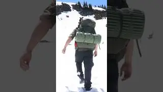 EXTREME CONDITIONS Alpine Hike #hiking #camping #backpacking