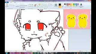 (speedpaint) как я рисую в пэинте
