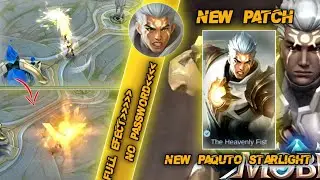 script paquito starlight Fulgent punch no password - full effect || Mobile legends