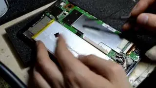 Texet TM 7055hd Disassembly and Connector Replacement