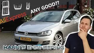 VW GOLF MK7 'R' PEDLE COVERS RETROFIT
