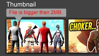 Upload LARGE Thumbnails to YouTube - EASY FIX! (2022 Update)