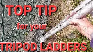 Gardening QUICK TIP........for tripod ladders