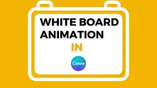 whiteboard animation created in canva for free / canva tutorial
