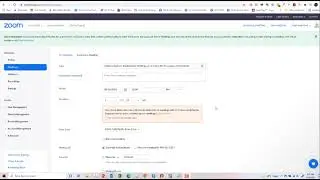 How to schedule a recurring meeting in Zoom