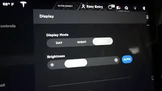 Auto display brightness issue?  Looking at Tesla firmware 20.2.1