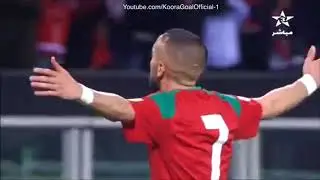 Morocco vs Serbia - Goal Ziyech (1-0) & Goal Boutaib (2-1) - Maroc contre Serbia