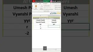 Artificial Intelligence Concept in Excel #EXCELZONESHORTS #Shorts