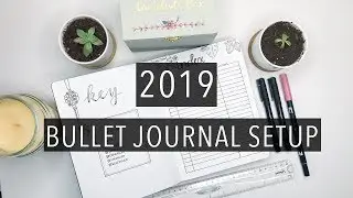 Plan With Me | My 2019 Bullet Journal Setup in my Nuuna
