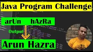 Java Coding Challenge with Multiple String Methods | Class#56