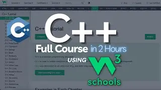 W3Schools ULTIMATE C++ Full Course in 2 Hours | W3Schools C++ Tutorial