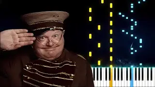 BENNY HILL - YAKETY SAX | Piano Tutorial [MIDI File]