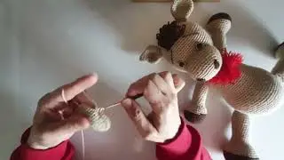 amigurumi Eşek örüyoruz (Part3) Burun yapımı