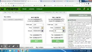 SELL METM CONVERT IN BTC FROM MERCATOX EXCHANGE