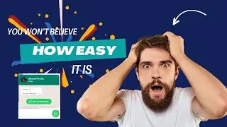 You Won't Believe How EASY It Is to Add a WhatsApp Chat Widget on any Website!