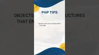 7.  Use objects to create reusable code   #PHP #WEBTIPSMASTER