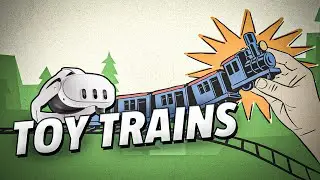 Toy Trains VR - Meta Quest 3 Gameplay | First Minutes [No Commentary]