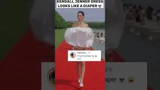 Kendall Jenner looks like a Diaper in jacquemus Show😂 