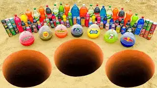 EXPERIMENTS: Worm Eruption From barrel | Coca-cola,Fanta , Mirinda and MENTOS