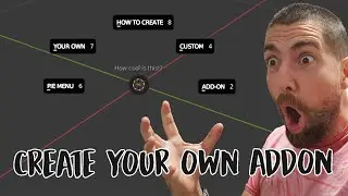Make Your own Custom Pie Menu Addon in Blender with NO Coding Skills