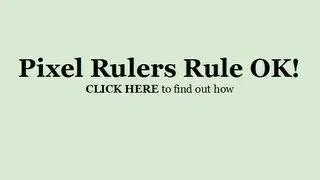 Pixel Rulers: Great for Using With Social Media Sites