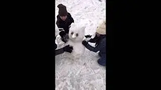 Building a Snow Kitty| Shorts |Gets Hobbies