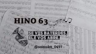 Hino 63 H5- Se vós baterdes, ele vos abre 🙌🏾❤️ #tuba #ensaio  #baixo #orquestra #ccb #viral #fypシ