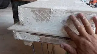 How to make a porcelain niche without having to use corner reinforcements