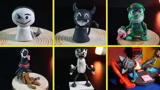 Making All Friday Night Funkin' MOD Characters with Clay Part 3