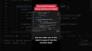 Supercharge your Pokémon REST requests with asyncio! 