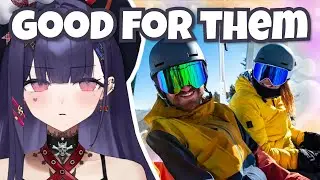 Numi Third Wheeled on the Ski Lift
