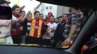 Galatasarayın Köln şampiyonluk kutlaması
