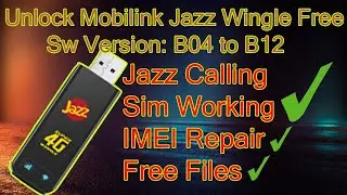 How to Unlock Jazz Wingle For All Networks including Jazz Calling Sim | Free Files