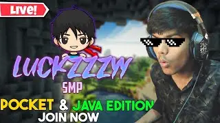 LUCKZZZYY SMP IS BACK | LUCKZZZYY SMP |  MINECRAFT HINDI LIVE STREAM | LUCKYBOY PLAYZ