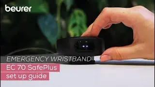 Easily set up the emergency wristband in just a few steps | Beurer EC 70 SafePlus