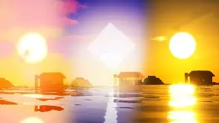 Minecraft Sunset by Different Shaders