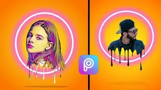Picsart dripping effect photo editing.| Picsart photo editing tutorial.