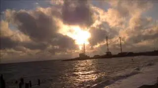 ФУТАЖ ЗАКАТ НА МОРЕ