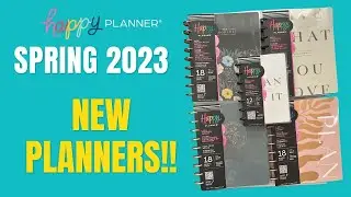 NEW PLANNERS | HAPPY PLANNER SPRING 2023