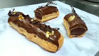 Best Chocolate Eclairs recipe / How to make eclairs