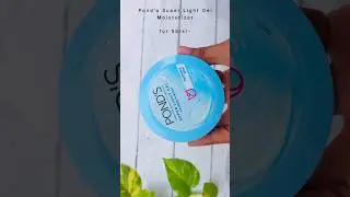 Pond's Super Light Gel Moisturizer 55rs (Glowing+ Hydrated) #oilyskin Moisturizer #ponds #shorts
